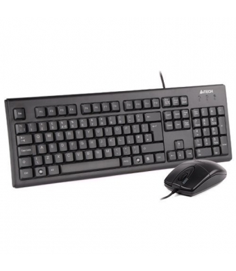 A4 Tech KM-72620D Q Klavye Mouse Set MM Siyah