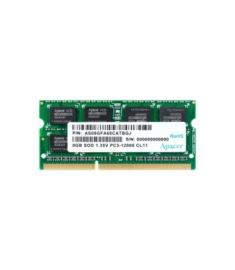 APACER 8GB (1X8GB) 1600MHZ CL11 DDR3 RAM (DL.08G2K.KAM)