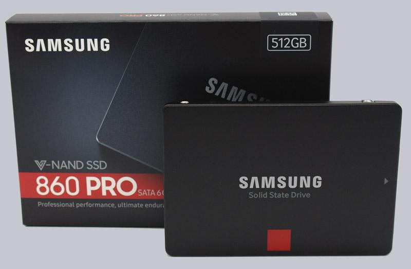 Samsung 860 PRO 512GB 2.5" 560MB/530MB/s SSD Disk - MZ-76P512BW