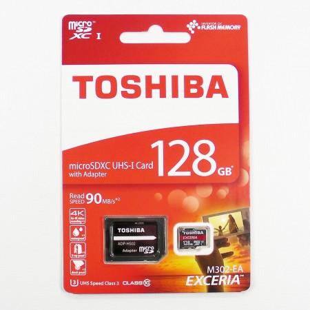 Toshiba 128 GB Exceria Micro SDXC THN-M203K1280EA Hafıza Kartı