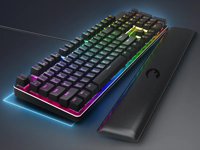 GAMEPOWER OGRE RGB MEKANIK KLAVYE TÜRKÇE Q MAVİ SWITCH
