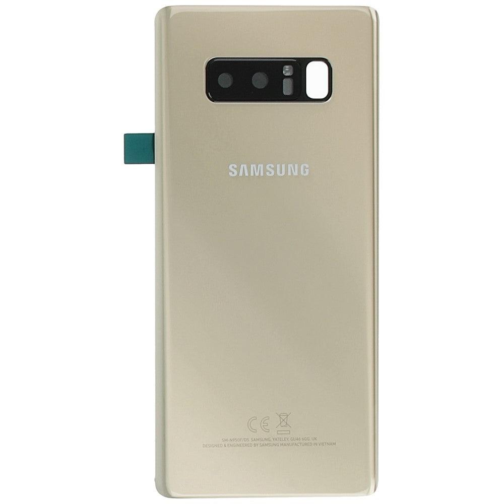 Note 8 Gold Arka Cam Kapak