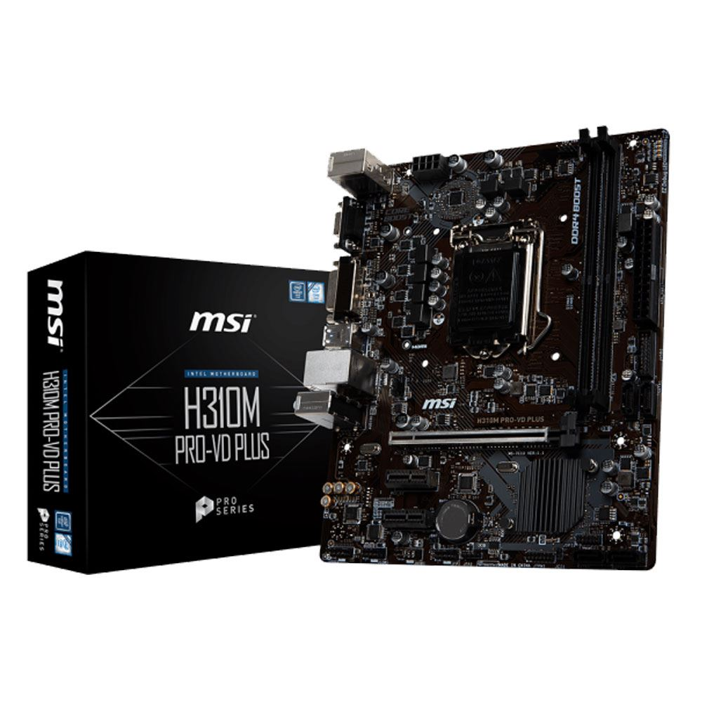 MSI H310M PRO-VD Plus Intel H310 Soket 1151 DDR4 2666MHz mATX Anakart