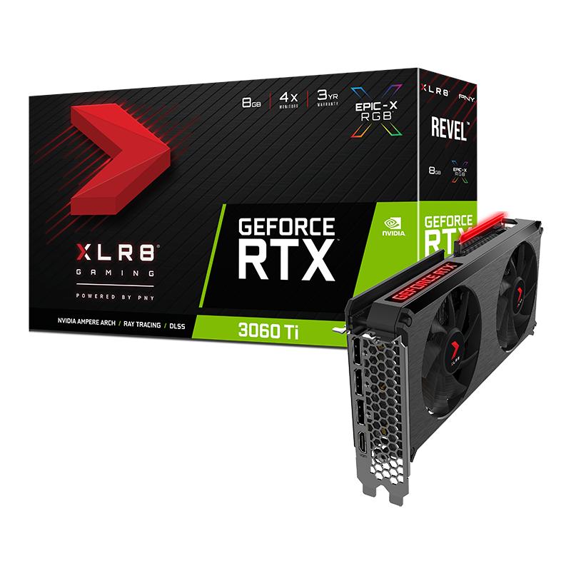 PNY GeForce RTX 3060 Ti 8GB XLR8 Gaming REVEL EPIC-X