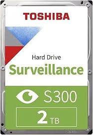 Toshiba Surveillance HDWT720UZSVA SATA 3.0 5400 RPM 2 TB Harddisk
