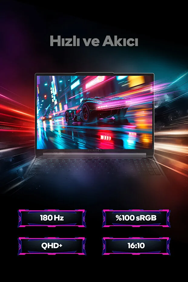 GG Slayer X7T-5060 C2 i7-14650HX RTX5060 32GB 1TB 16" QHD+ 180HZ DOS