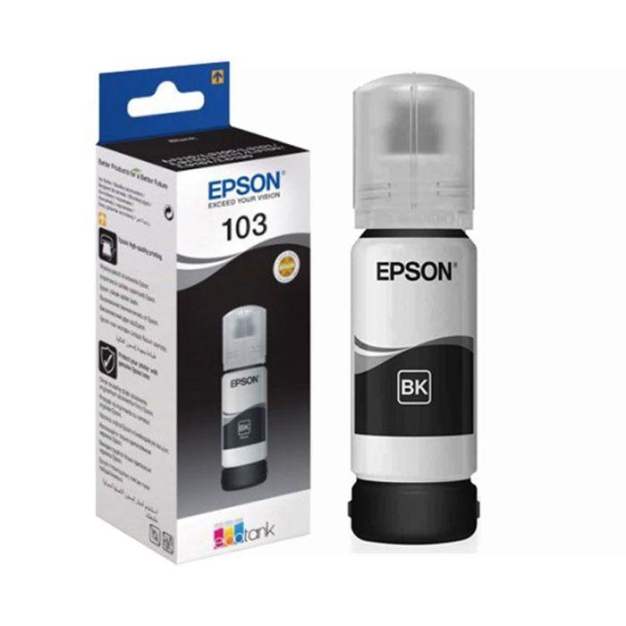 Epson 103 Orijinal Siyah Şişe Mürekkep Kartuş C13T00S14A