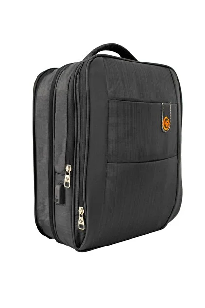 NPO Travela TRV02 Genişleyebilir 40lt Notebook ve Seyahat Sırt Çantası 16" Siyah