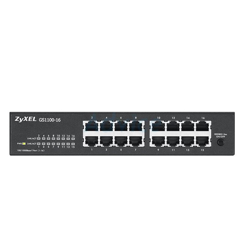 Zyxel GS1100-16 16 Port 10/100/1000 GbE Yönetilemez Switch