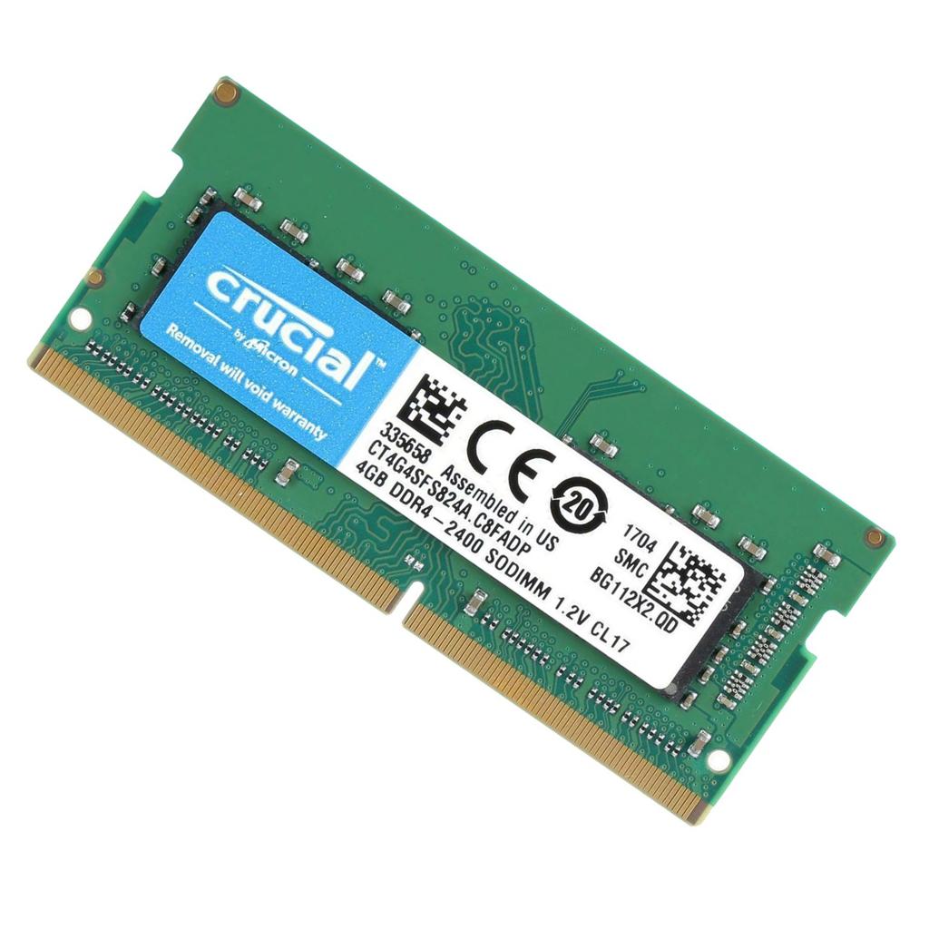 Crucial Basics SODIMM 4GB DDR4 2400MHz CL17 Notebook Ram CB4GS2400