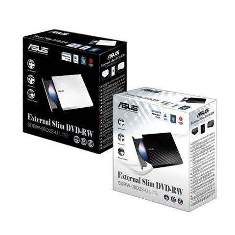 Asus SDRW-08D2S-U Lite 8X USB 2.0 Beyaz Harici Slim Dvd Yazıcı