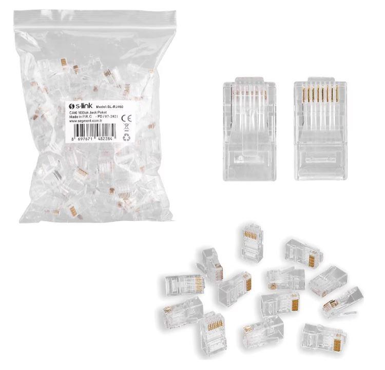 S-link SL-RJ460 Cat6 100lük Paket