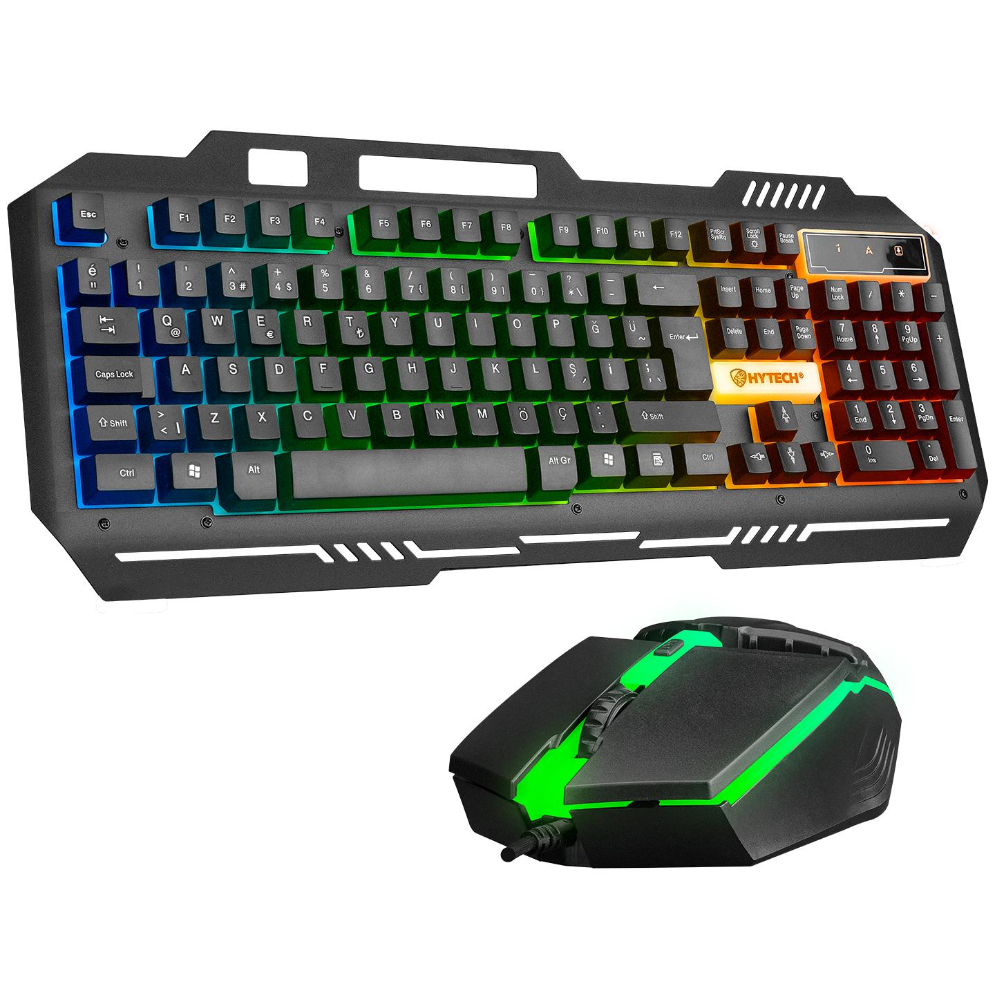Hytech HKM-X86 QUIN Siyah Gaming Klavye+Mouse Set