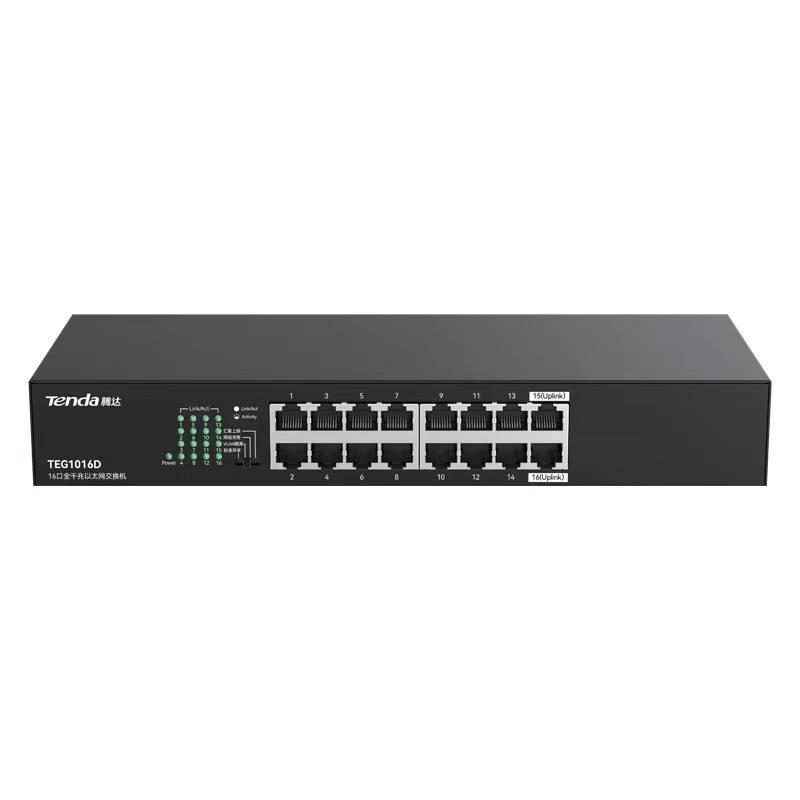 Tenda TEG1016D 16 Port 10/100/1000 Rack-M Switch