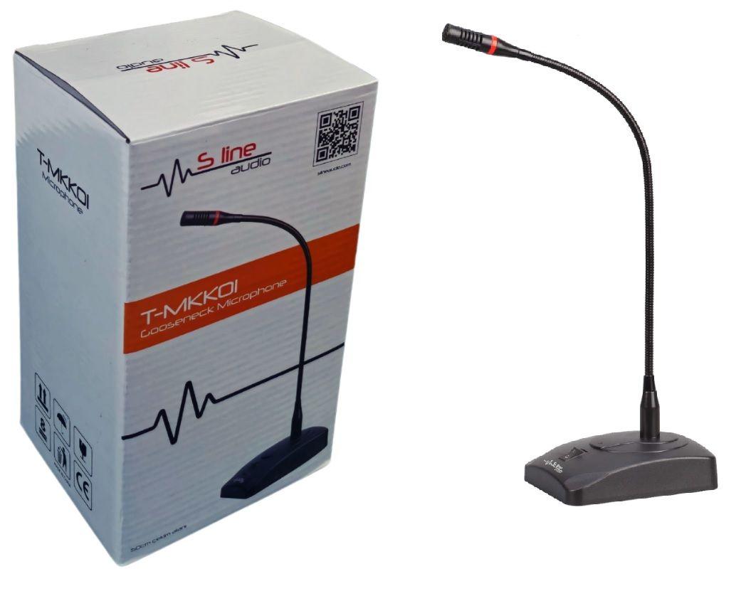 Sline T-MKK1 Audio Kablolu Işıklı Kürsü Mikrofonu