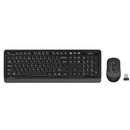 A4 Tech FG1010 Q Kablosuz MM Klavye Mouse Gri