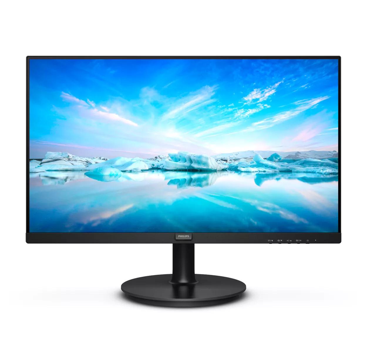 Philips 27" 272V8LA/01 LED MM Monitör Siyah 4ms  1920x1080, 75Hz, DP, HDMI, VGA, Hoparlör, Vesa