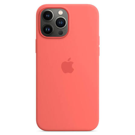 iPhone 13 Promax Magsafe Silicone Case - Nectarine