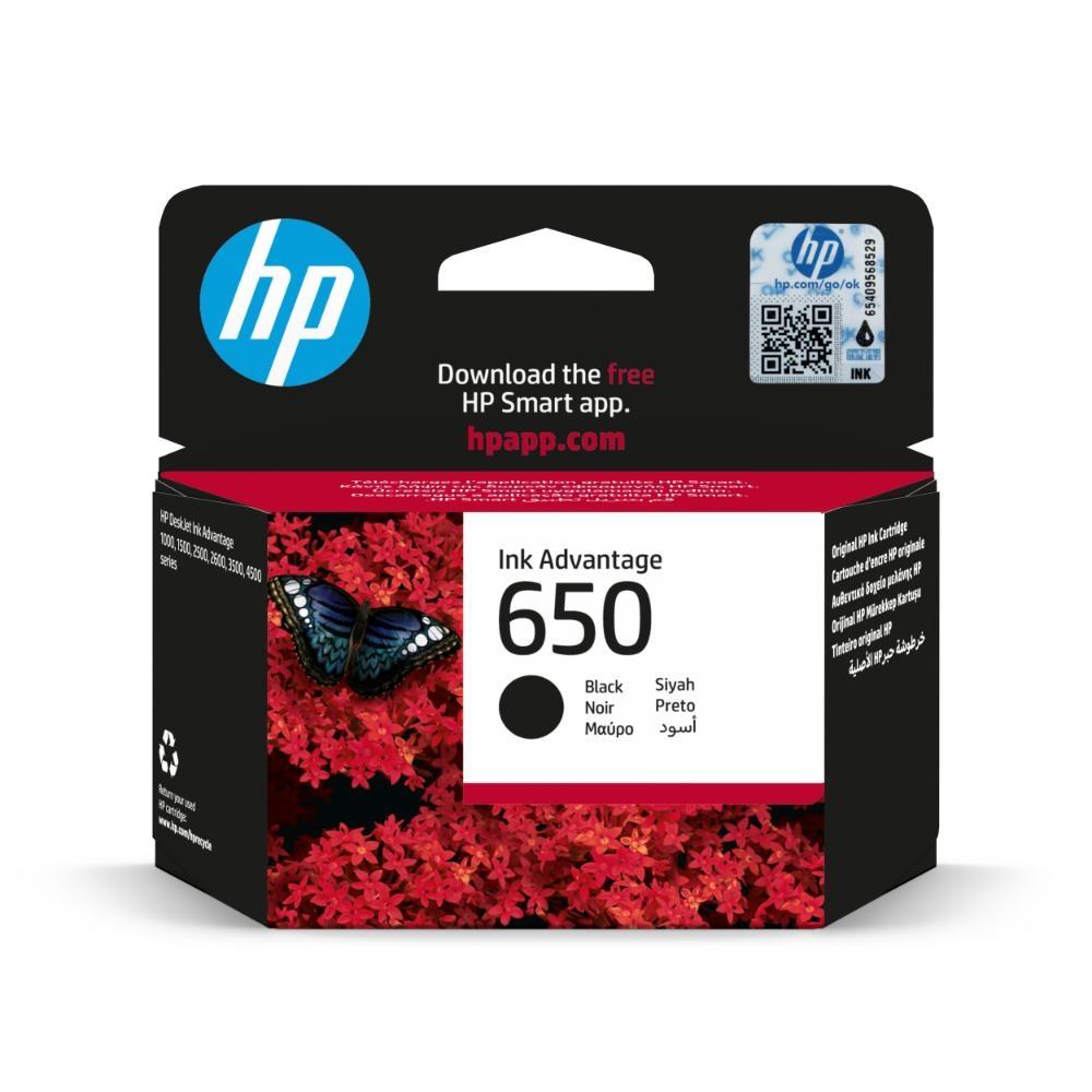 HP 650 Mürekkep Kartuş Siyah ( CZ101AE )