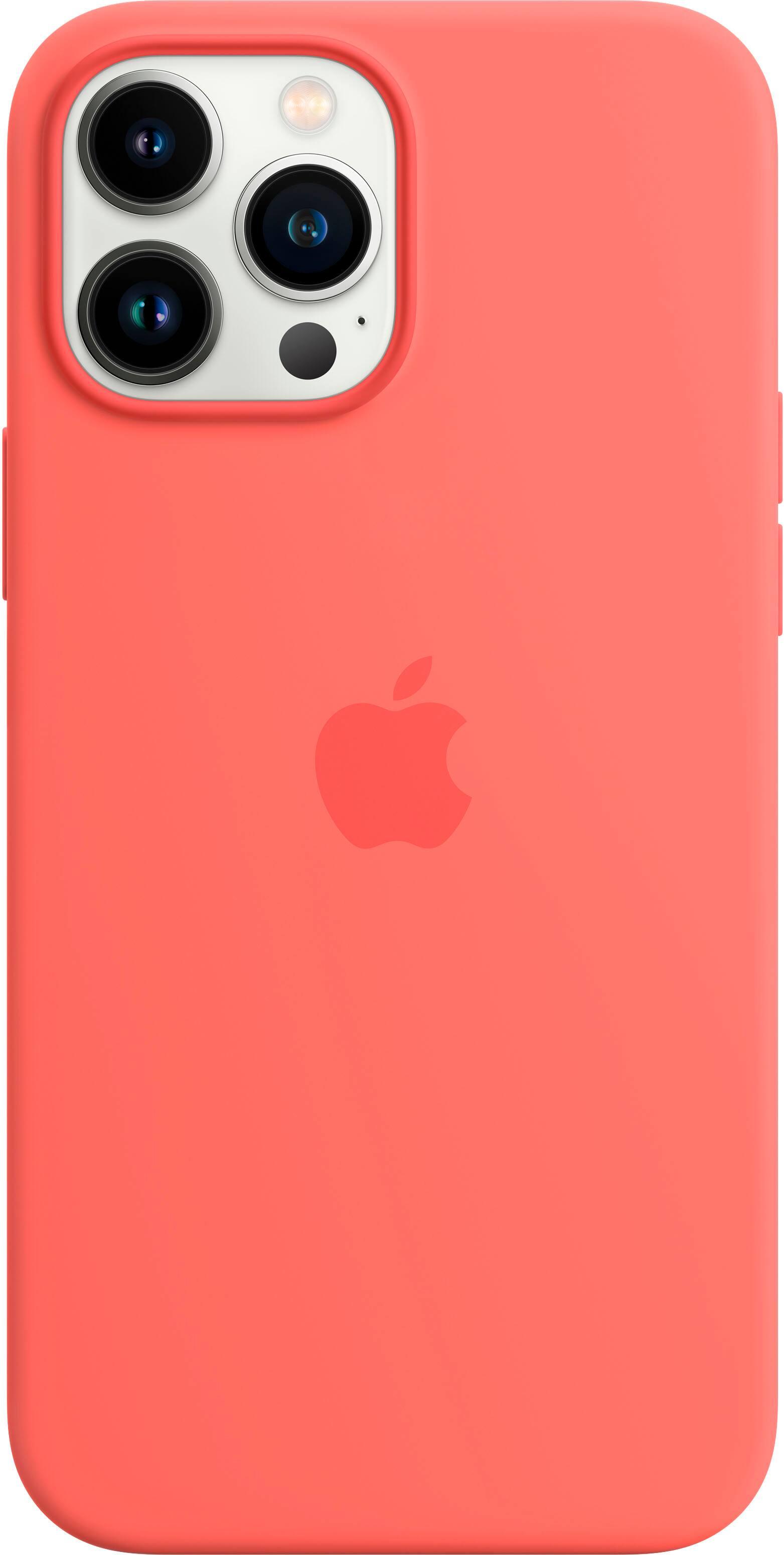 iPhone 13 Promax Magsafe Silicone Case - Pink Pomelo