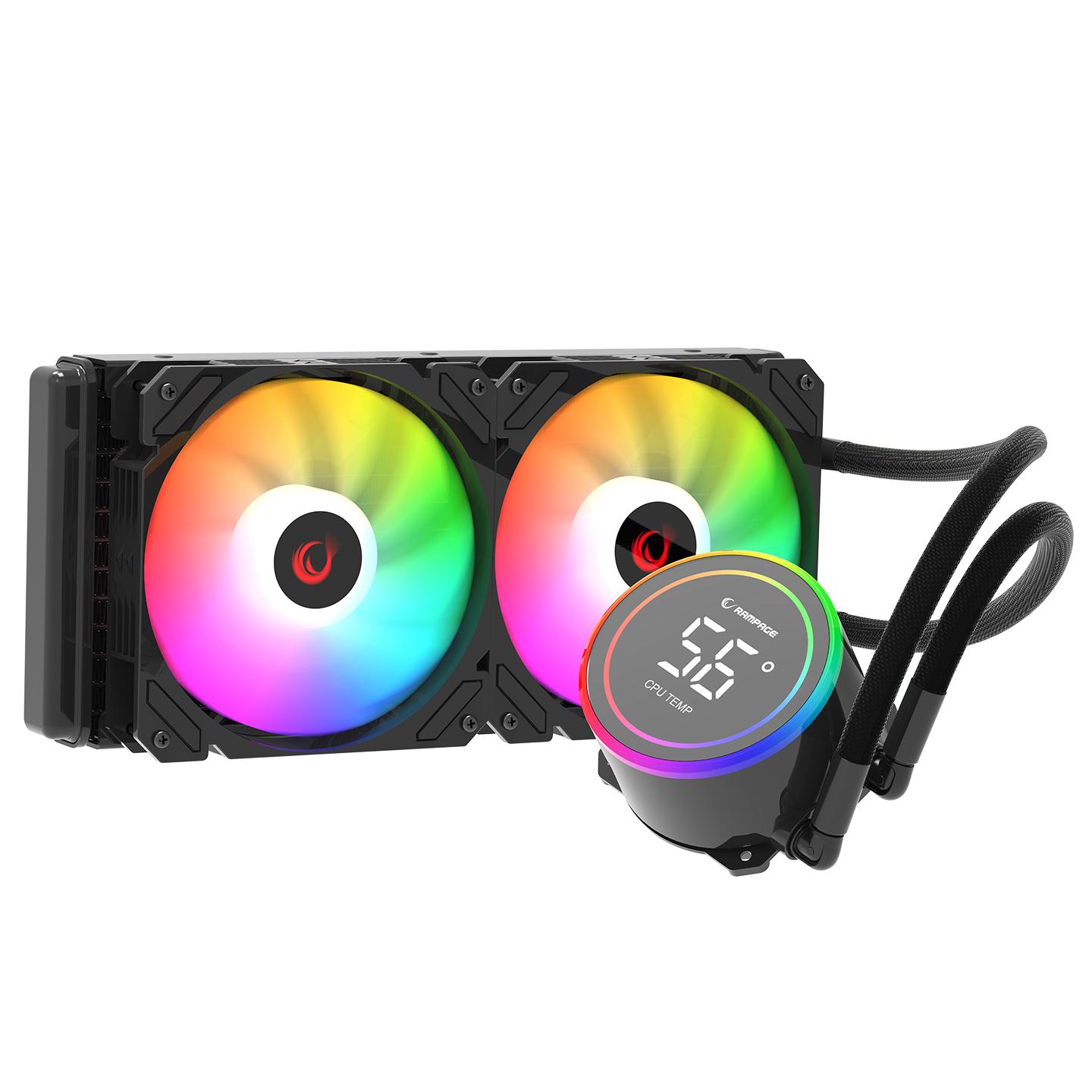Rampage HELIOS C15 Siyah Sıvı Soğutmalı CPU Fan