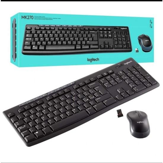 LOGITECH MK270 KABLOSUZ SET USB SİYAH