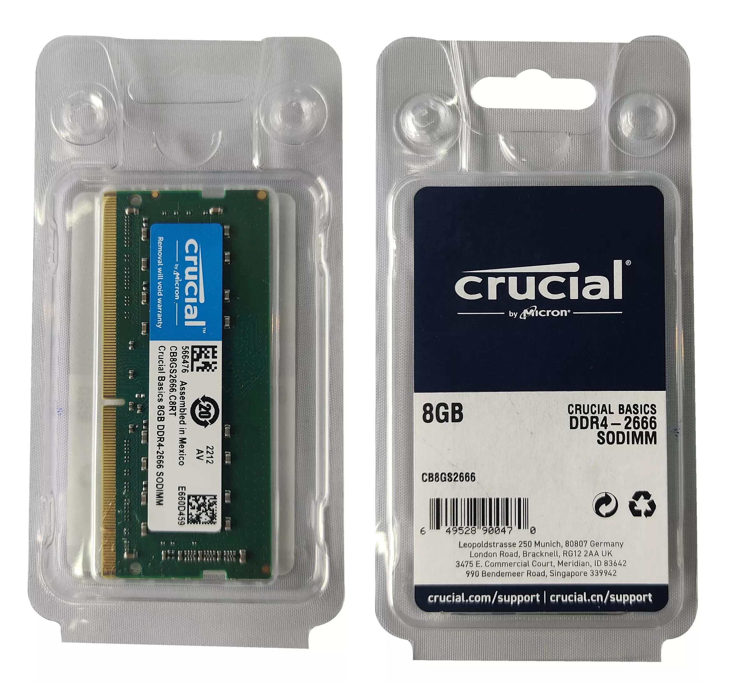 Crucial Basics NTB 8GB 2666MHz DDR4 CB8GS2666