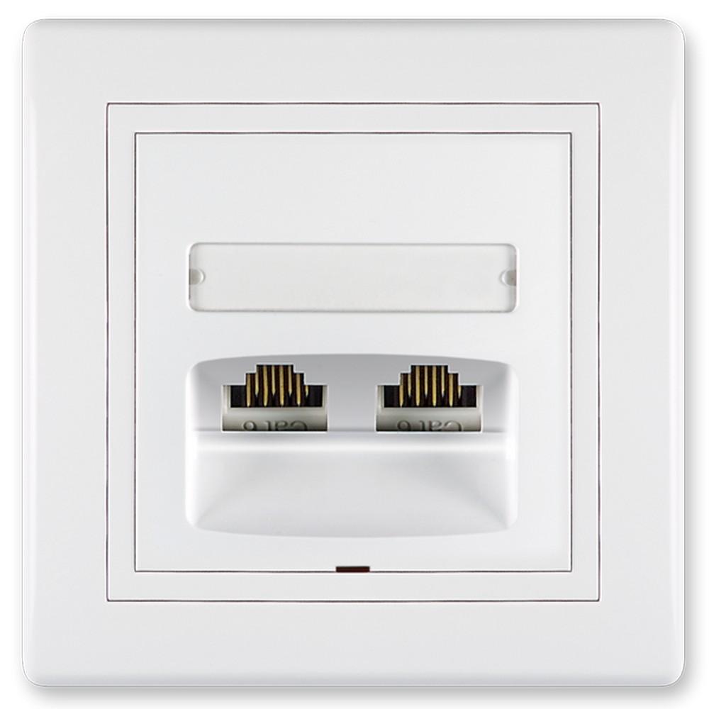 RJ 45 İkili Data Prizi Polux