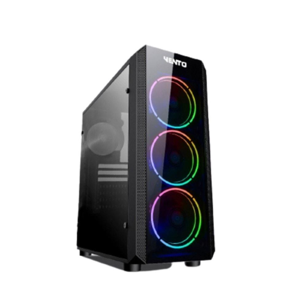 Asus Vento VG04FE 3x120mm RGB Fan USB 3.0 ATX Mid-Tower Gaming Kasa