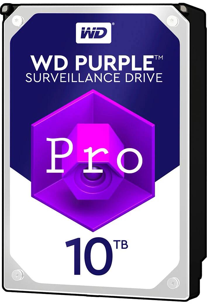 WD PURPLE 3,5" 10TB 256MB 7200RPM WD101PURP  SATA 3, 7/24, RAID, Güvenlik Disk
