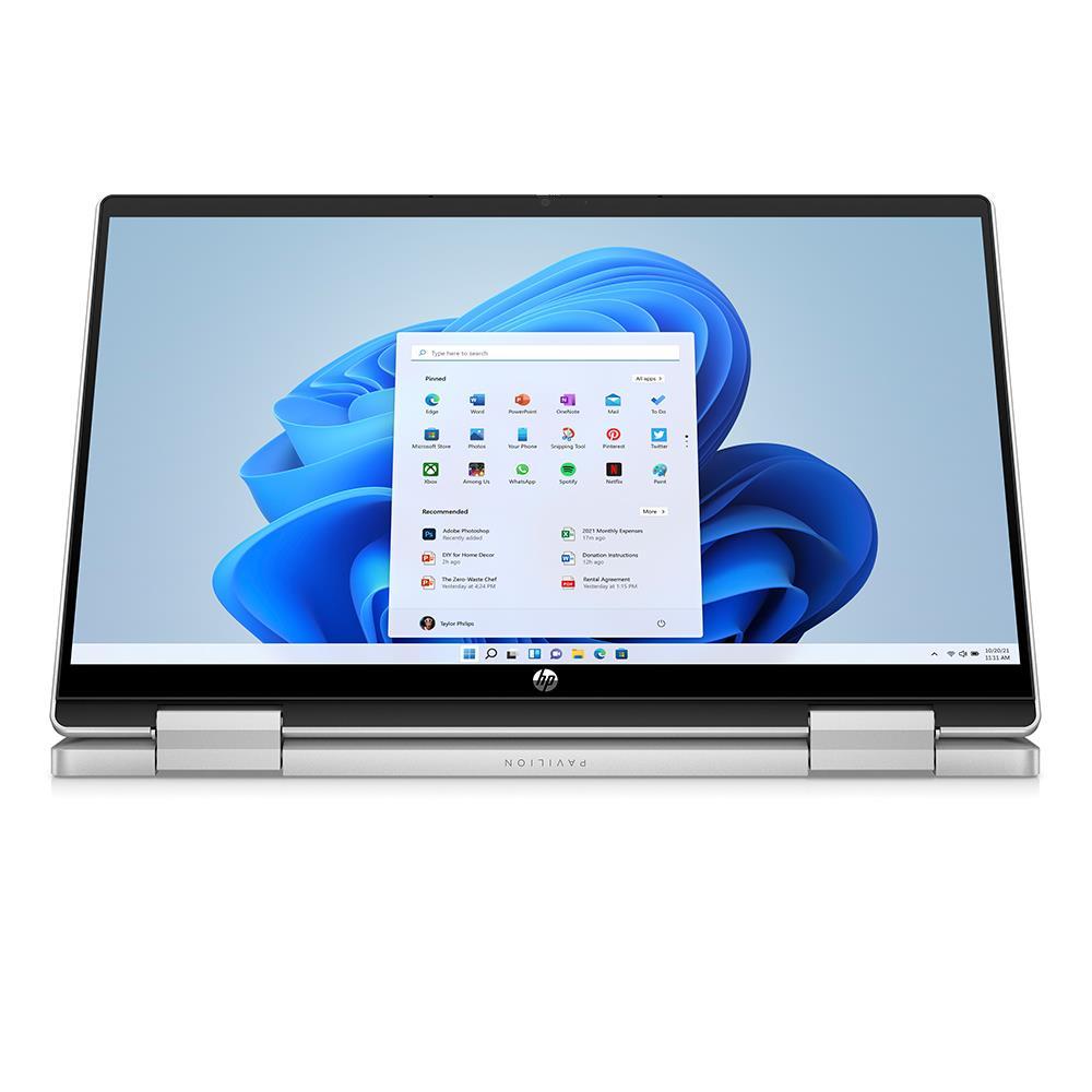 HP Pavilion x360 14" diagonal, HD (1366 x 768) Laptop i3-1115G4 (up to 4.1 GHz) 8 GB DDR4, Intel® Iris® X Graphics, 128