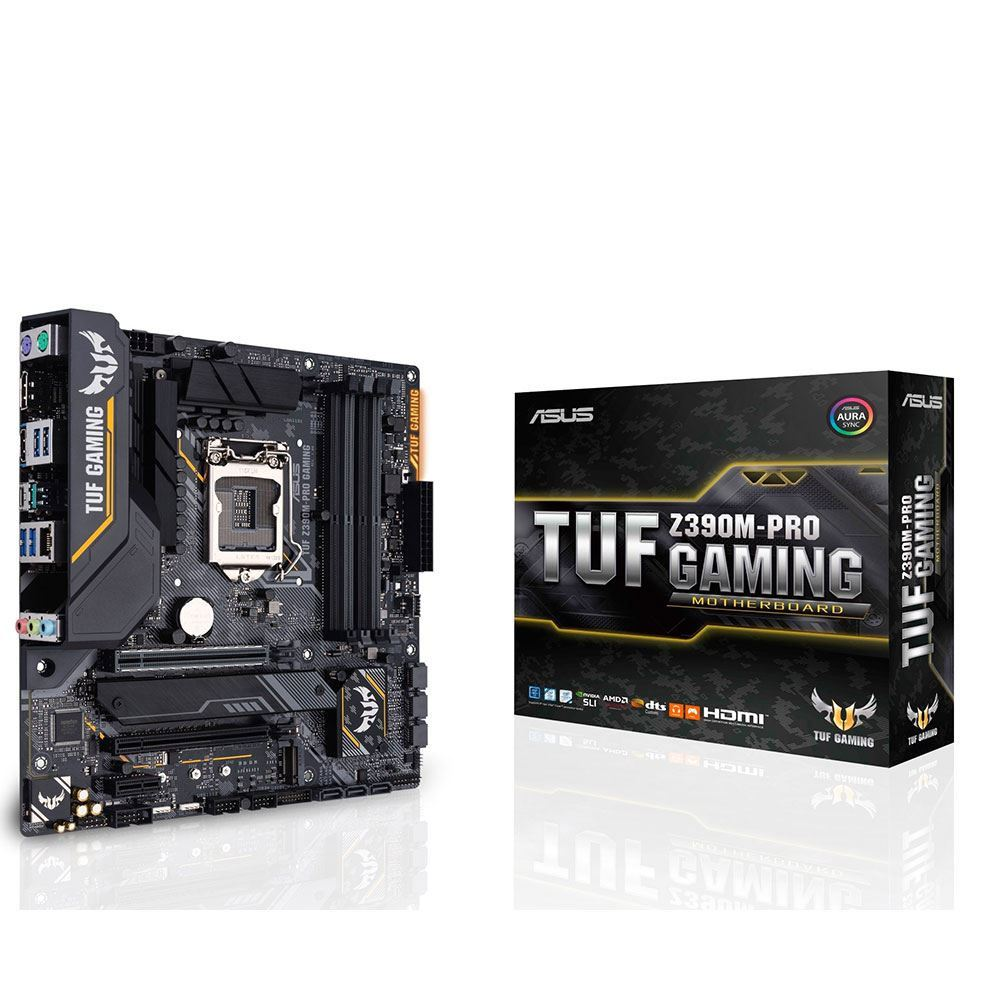 Asus TUF Z390M-Pro Gaming Intel Z390 Soket 1151 DDR4 4266(OC)MHz mATX Gaming Anakart