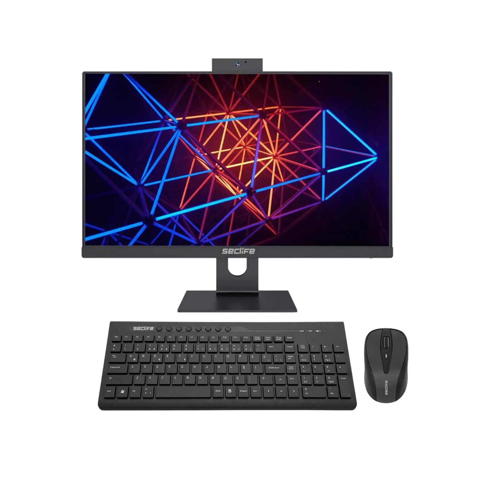 EXA AIO H24S-V2 C74 i7-14700 32GB 1Tb m2 23.8" DOS Siyah Kablosuz K+M Dahil