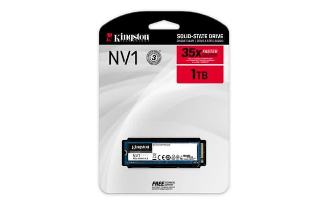 Kingston NV1 1TB SSD m.2 NVMe SNVS/1000G  2100 - 1700 MB/s , m.2 2280 NVME SSD