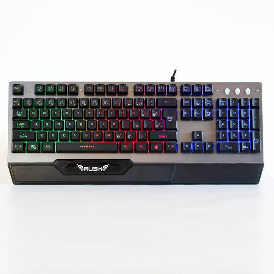 Rush Ripper RK501 Mekanik Hisli RGB Işıklı Oyun Klavyesi