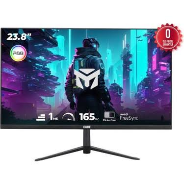 23.8" CUBE PF-24V165F VA 1MS 165Hz HDMI DP USB FHD