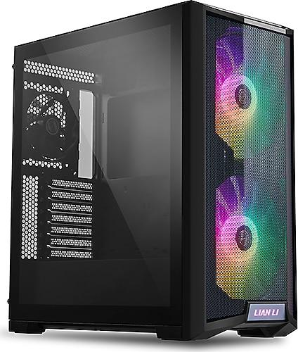 Lian Li Lancool 215 2x200mm ARGB Fan/1x120mm Fan Temperli Cam USB 3.0 Mesh E-ATX Mid-Tower Gaming (Oyuncu) Kasa