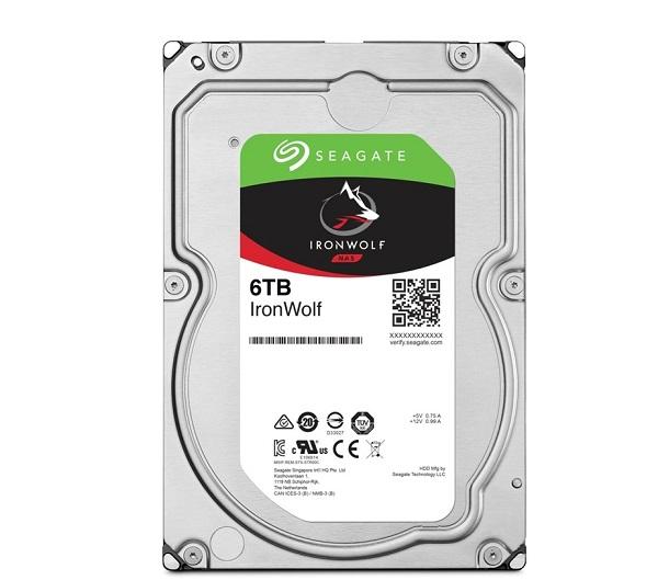 Seagate 3.5" 6 TB IronWolf ST6000VN001 5400 RPM SATA 3.0 Harddisk