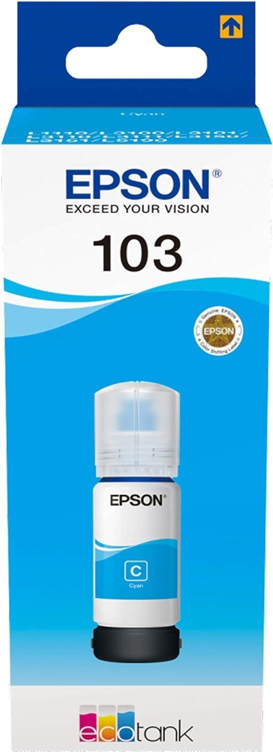 Epson 103 Ecotank Cyan Mürekkep