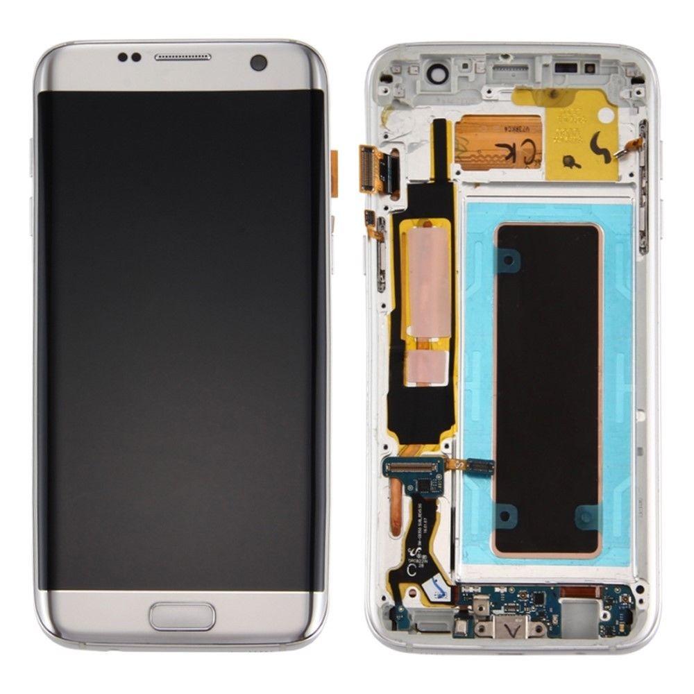 SAMSUNG S7 EDGE SİLVER EKRAN