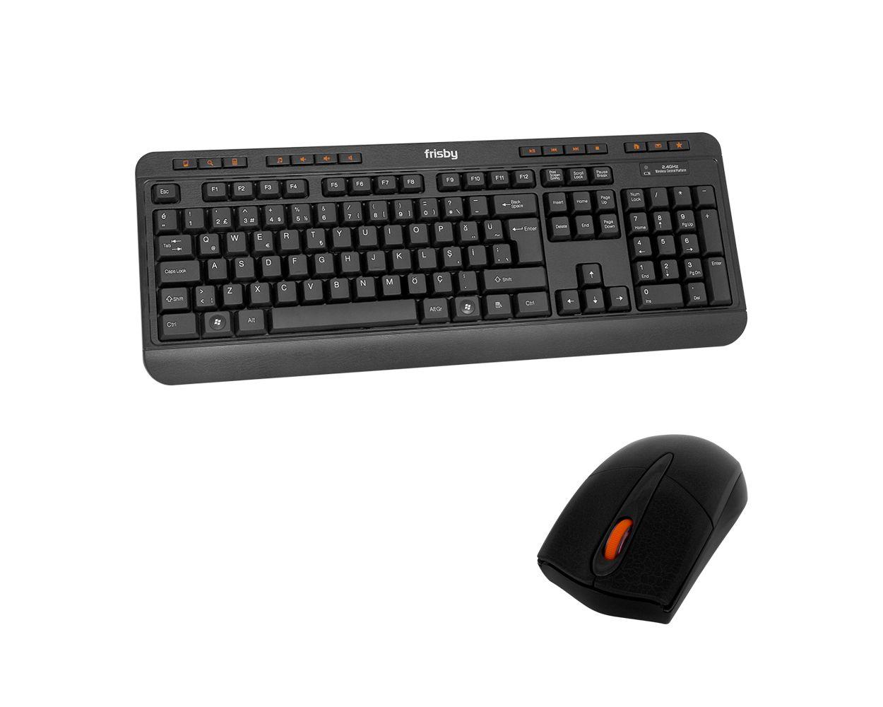 FRISBY FK-4825QU Q TÜRKÇE MULTIMEDYA KABLOLU KLAVYE MOUSE SET