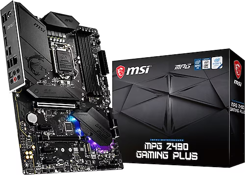 MSI MPG Z490 GAMING PLUS Intel Z490 Soket 1200 DDR4 5000(OC)MHz ATX Gaming Anakart
