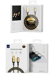 Zore Wiwu Golden Series GD-100 1.2 Metre Lightning Data Kablo