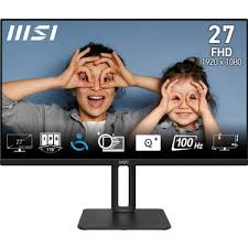 MSI 27" Pro MP275P Flat IPS 1ms Adaptıve-Sync Pivot Siyah FHD 100 HZ Monitör