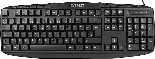 Everest KB-250U Siyah USB Q Multimedia Klavye