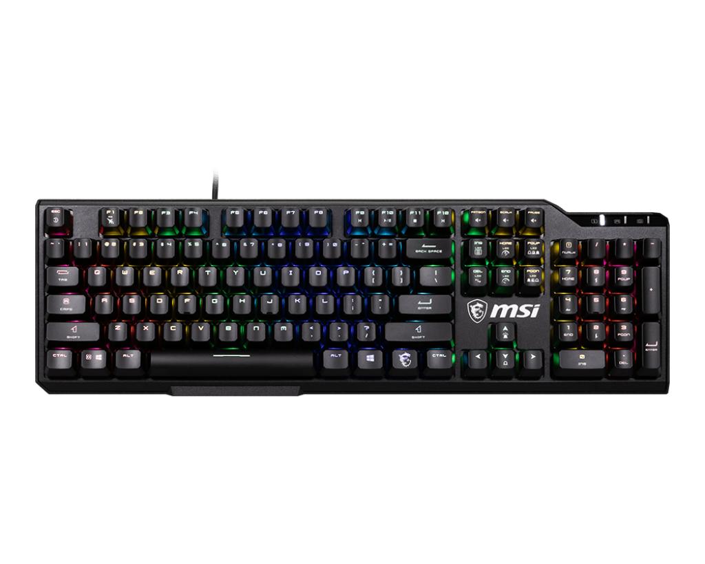 MSI GG VIGOR GK41 LR TR MEKANİK GAMING KAILH LINEAR RED SWITCHES RGB KLAVYE