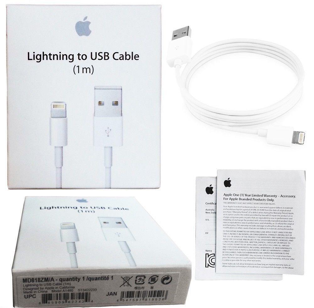 Apple MD818ZM/A Lightning USB Data Şarj Kablosu 1 metre