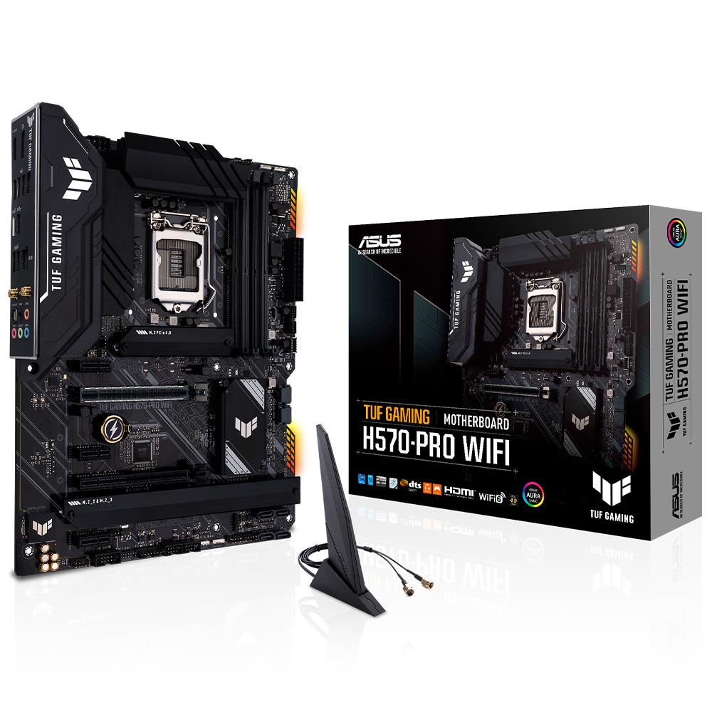 Asus TUF Gaming H570-PRO Intel H570 Soket 1200 DDR4 5000(OC)MHz ATX Gaming Anakart