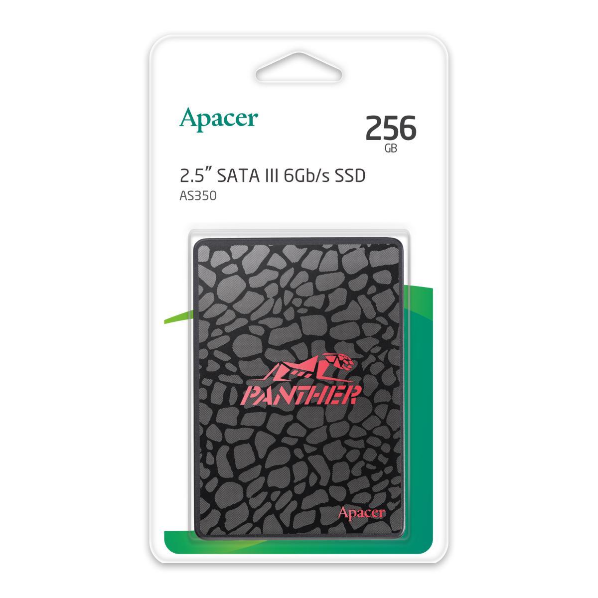 Apacer Panther AS350 256GB 560/540MB/s 2.5" SATA3 SSD Disk (AP256GAS350-1)