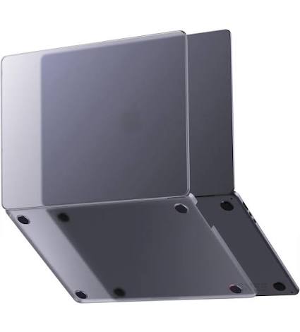 MacBook Air Kılıf 13inc M1 Kılıf HardCase Touch ID A1932 A2179 A2337 Koruyucu Kılıf Mat Siyah